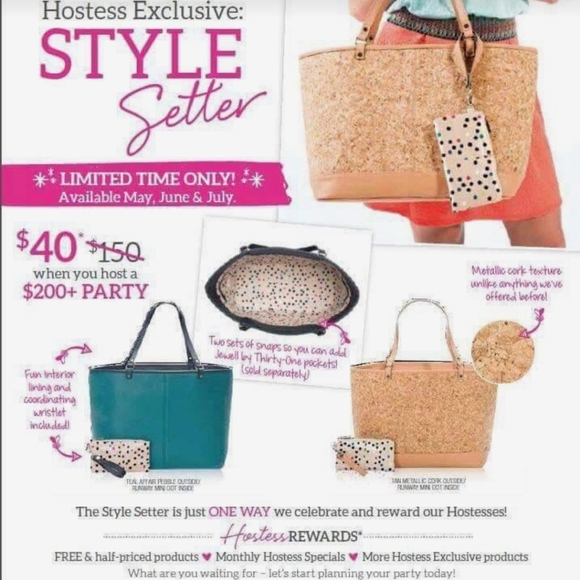 Thirty- One Style Setter Blue - Picture 5 of 6